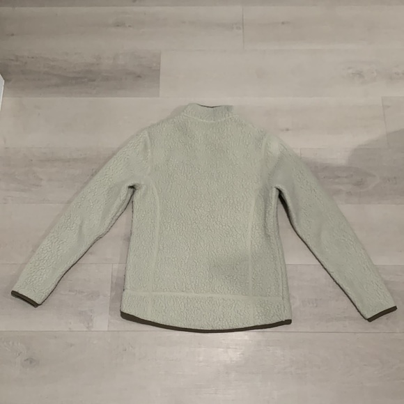 PATAGONIA Women’s 1/4 Quarter Zip Pullover Size Small Wool Tan - Picture 7 of 11